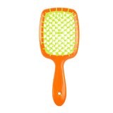 Fluffy Shape Mesh Comb Hairdressing Detangling Hair Brush Plastic Massage Dry and Wet Hollow Comb Salon DIY Hairdressing Tool