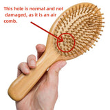 1PC Wood Comb Professional Healthy Paddle Cushion Hair Loss Massage Brush Hairbrush Comb Scalp Hair Care Healthy Bamboo Comb