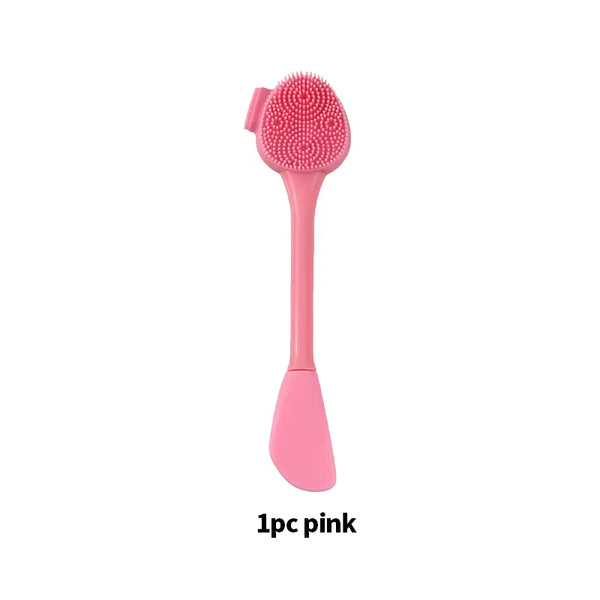 Facial Silicone Brush Face Massage Cleaning Tool Double Sided Exfoliator Pore Blackhead Removal Cleanser Skincare Brushes