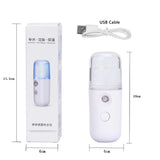 USB Mist Facial Sprayer Humidifier Rechargeable Nebulizer Face Steamer Moisturizing Beauty Instruments Face Skin Care Tools