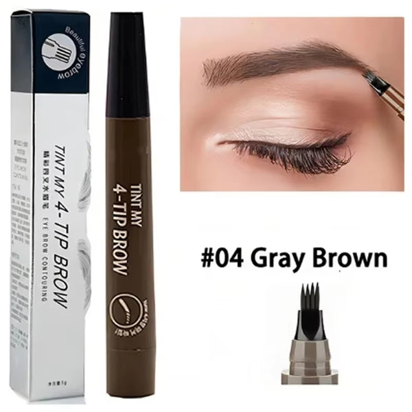 4 Point Eyebrow Pencil Maquillajes Para Mujer Waterproof Liquid Eyebrow Pen Makeup Long Lasting Makeup Microblade Brow Pencil