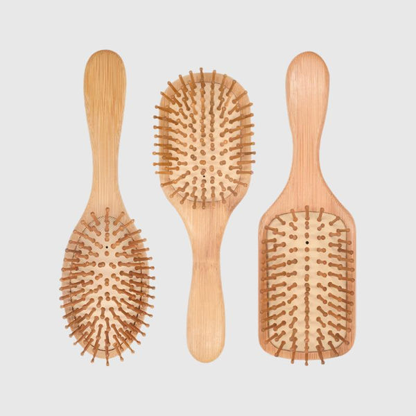 1PC Wood Comb Professional Healthy Paddle Cushion Hair Loss Massage Brush Hairbrush Comb Scalp Hair Care Healthy Bamboo Comb