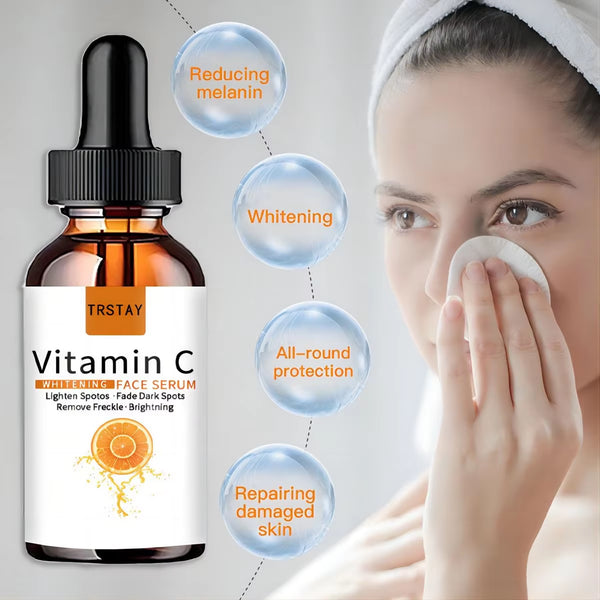 TRSTAY Vitamin C Serum for Face Moisturizing Brightens Skin Repair Smooth Facial Essence Serum Facial Care Skincare Products